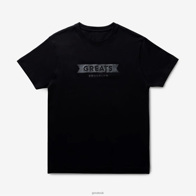 apparel_zlxpd101_greats_black_foil_the_tee.jpg Apparel ZLXPD101 GREATS Black Foil The Tee - Image 1