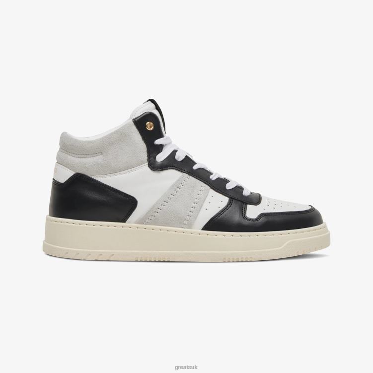 shoes_zlxpd115_greats_white_black_the_st_james_mid.jpg Shoes ZLXPD115 GREATS White Black The St. James Mid - Image 1