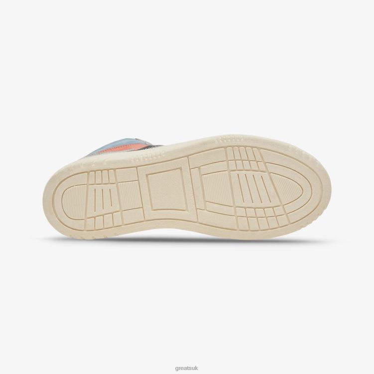 Shoes ZLXPD117 GREATS Vintage Blue The St. James Mid - Image 5