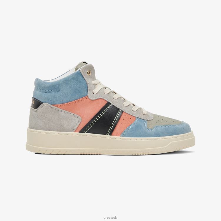 Shoes ZLXPD117 GREATS Vintage Blue The St. James Mid - Image 1