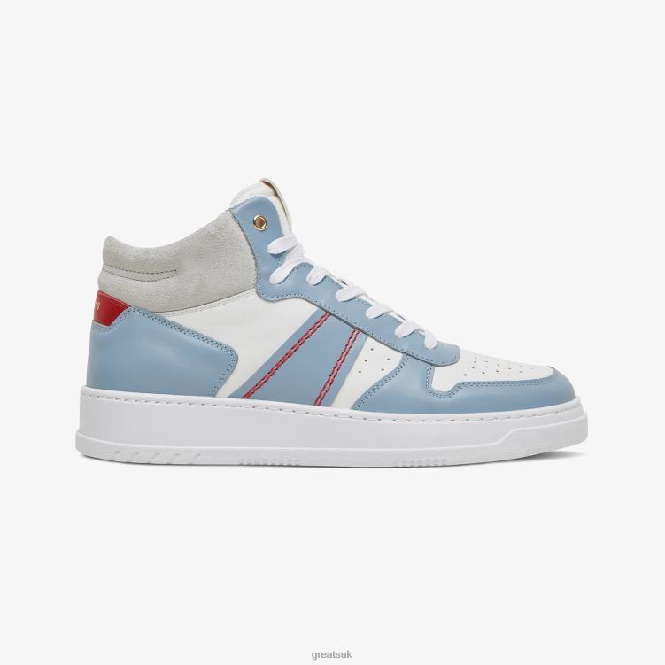 shoes_zlxpd118_greats_white_blue_the_st_james_mid.jpg Shoes ZLXPD118 GREATS White Blue The St. James Mid - Image 1