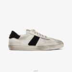Shoes ZLXPD139 GREATS White Black The Charlie Distressed