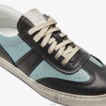 Shoes ZLXPD140 GREATS Blue Multi The Charlie Distressed - Image 6