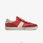 Shoes ZLXPD143 GREATS Red The Charlie Distressed