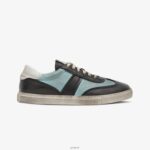 Shoes ZLXPD34 GREATS Blue Multi The Charlie Distressed