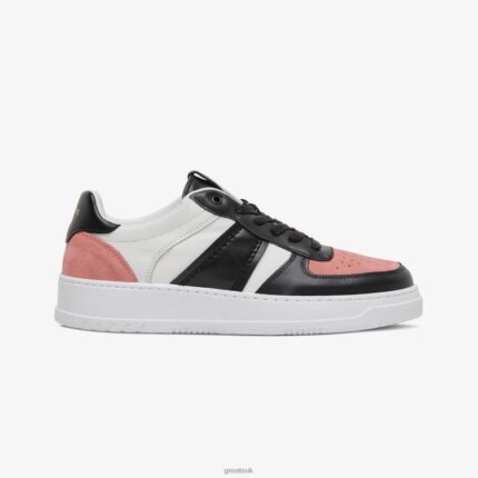 Shoes ZLXPD39 GREATS Black Pink The St. James Low