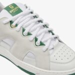 Shoes ZLXPD47 GREATS Blanco Green The Cooper Low Skate - Image 4