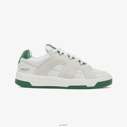 Shoes ZLXPD47 GREATS Blanco Green The Cooper Low Skate