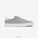 Shoes ZLXPD51 GREATS Grey White The Royale Knit