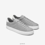 Shoes ZLXPD51 GREATS Grey White The Royale Knit - Image 3