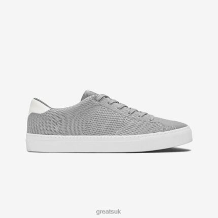 Shoes ZLXPD51 GREATS Grey White The Royale Knit