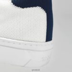 Shoes ZLXPD53 GREATS White Navy The Royale Knit - Image 6