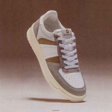 Shoes ZLXPD56 GREATS Brown Grey The St. James Low