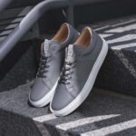 Shoes ZLXPD57 GREATS Ash Grey The Royale - Image 2