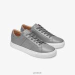 Shoes ZLXPD57 GREATS Ash Grey The Royale - Image 3