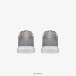 Shoes ZLXPD57 GREATS Ash Grey The Royale - Image 4