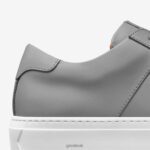 Shoes ZLXPD57 GREATS Ash Grey The Royale - Image 6
