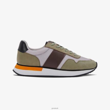 Shoes ZLXPD62 GREATS Olive Multi The McCarren