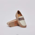 Shoes ZLXPD76 GREATS Sand Multi The Essex Penny Loafer - Image 6