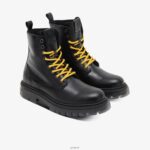 Shoes ZLXPD82 GREATS Nero The Bowery Boot - Image 2