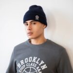 Accessories ZLXPD108 GREATS Navy Wool The Beanie - Image 2