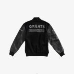 Apparel ZLXPD98 GREATS Black The Varsity Bomber - Image 2