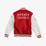 Apparel ZLXPD99 GREATS Red The Varsity Bomber - Image 3