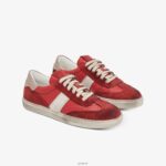 Shoes ZLXPD143 GREATS Red The Charlie Distressed - Image 3