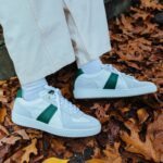 Shoes ZLXPD22 GREATS Blanco Green The GAT Sneaker - Image 5