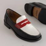 Shoes ZLXPD65 GREATS Retro Red Black The Essex Penny Loafer - Image 2