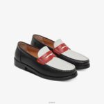 Shoes ZLXPD65 GREATS Retro Red Black The Essex Penny Loafer - Image 3