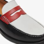 Shoes ZLXPD65 GREATS Retro Red Black The Essex Penny Loafer - Image 5