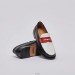 Shoes ZLXPD65 GREATS Retro Red Black The Essex Penny Loafer - Image 6