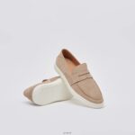 Shoes ZLXPD69 GREATS Sand The Paros Penny Loafer - Image 6