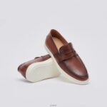 Shoes ZLXPD73 GREATS Cuoio The Paros Penny Loafer - Image 6